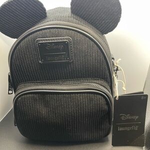 Loungefly Black Disney Kids Backpack